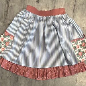 Matilda Jane Striped Blue and Pink Women's Skirt